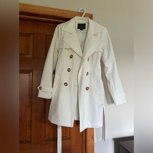 White trench coat